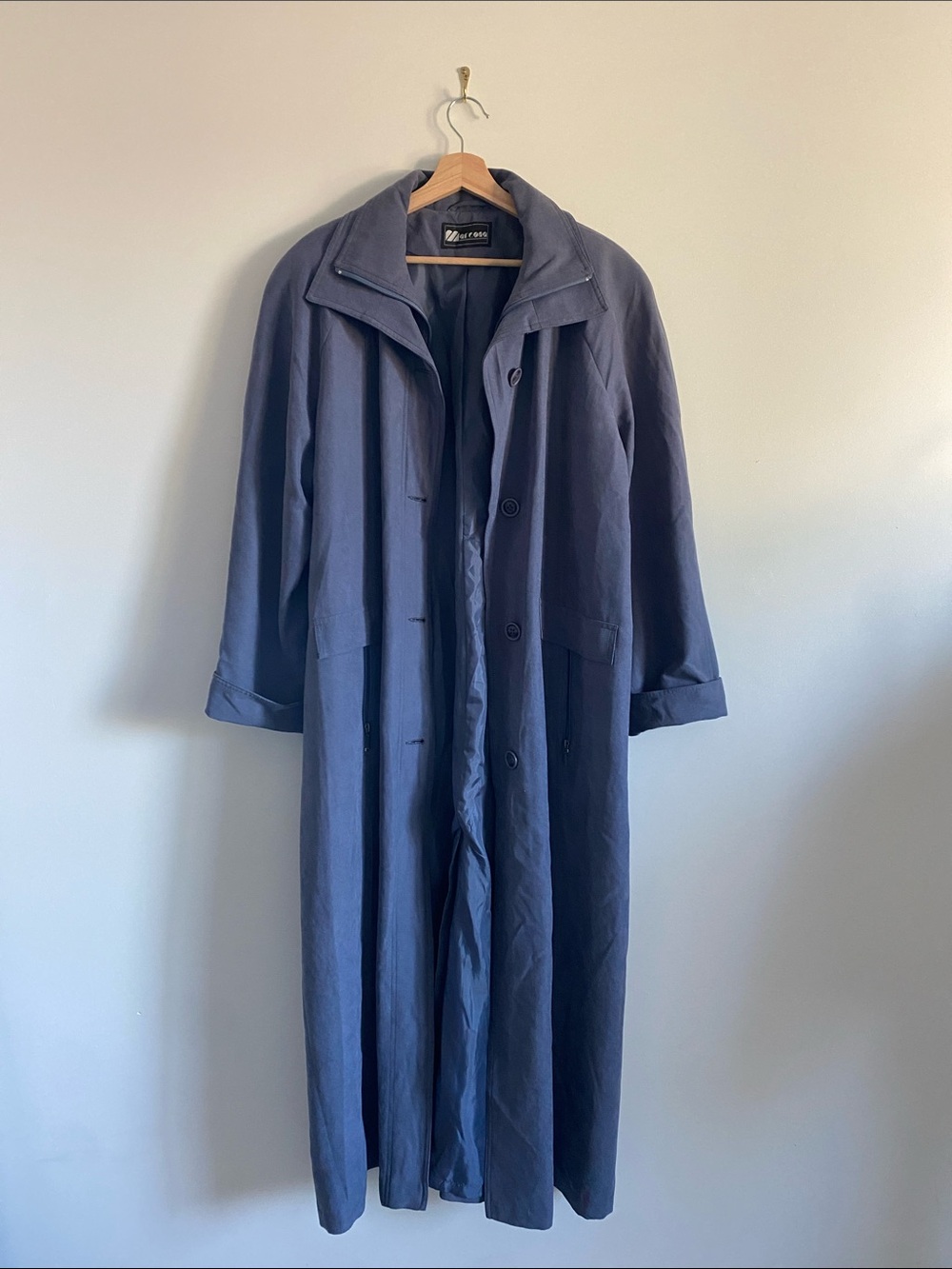 Vintage Lavender Blue Trench